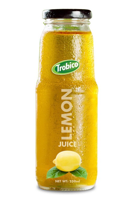 537 Trobico Lemom juice glass bottle 250ml